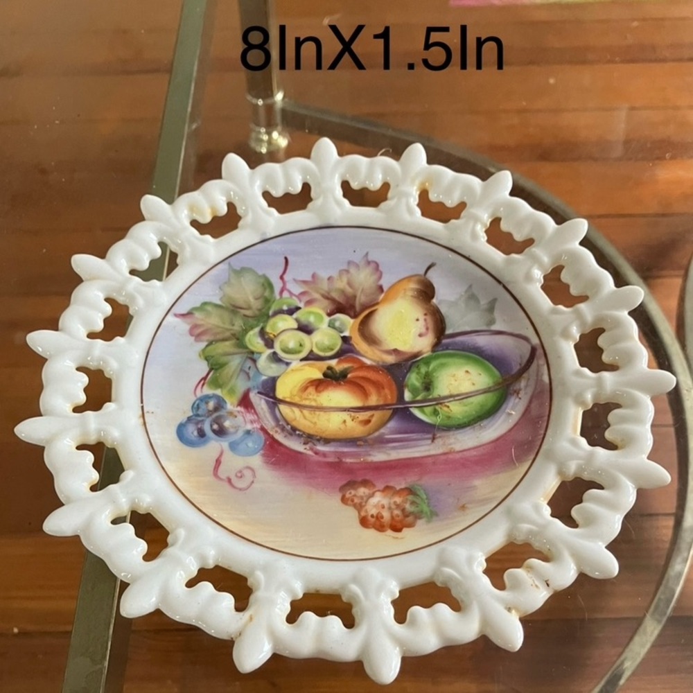 VTG Lefton Fruit Plate Hand Painted !Accepting Offers! Bundle Deals Available